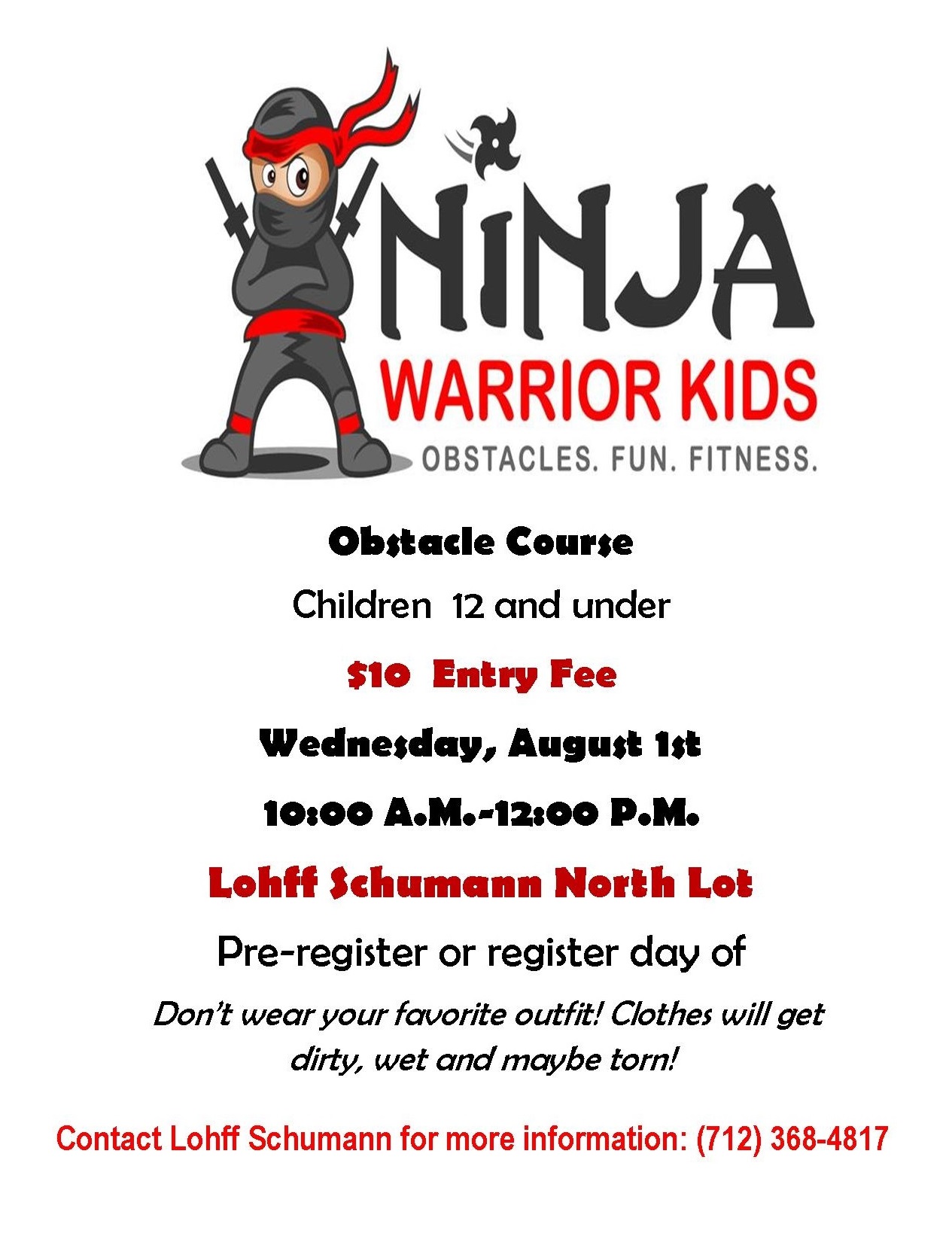 Kids Ninja Warrior Obstacle Course